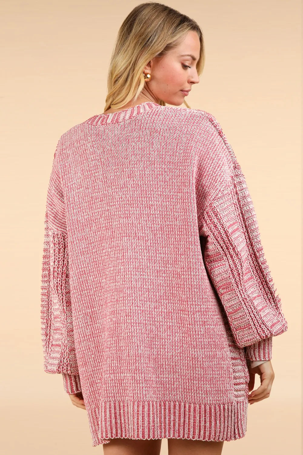 VERY J Cable Knit Open Front Cardigan d7bb4df3-6a17-49bc-ab3c-d0b3f13cfff5-Max
