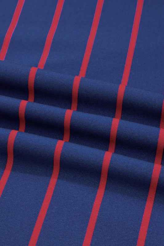Stripe Overlap Drop Shoulder Pullover Sweatshirt d7de8540-94b4-4897-a3a9-2a0c4991fd43