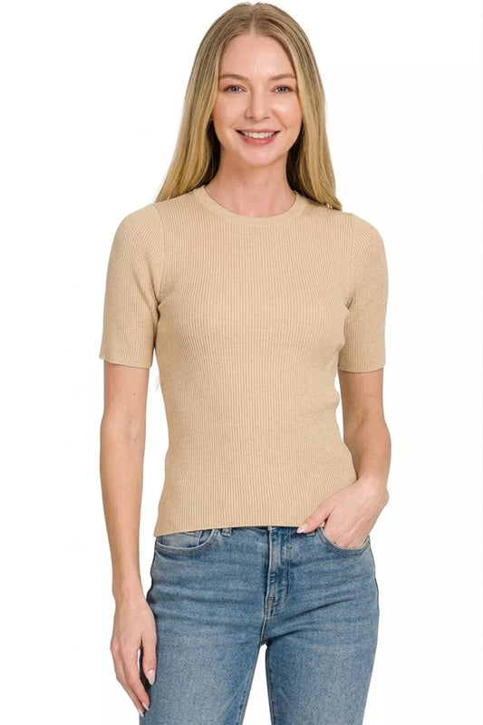 Viscose Ribbed Round Neck Sweater d82aea4a-1768-4718-aedf-9126992d2c4c-Max-Origin