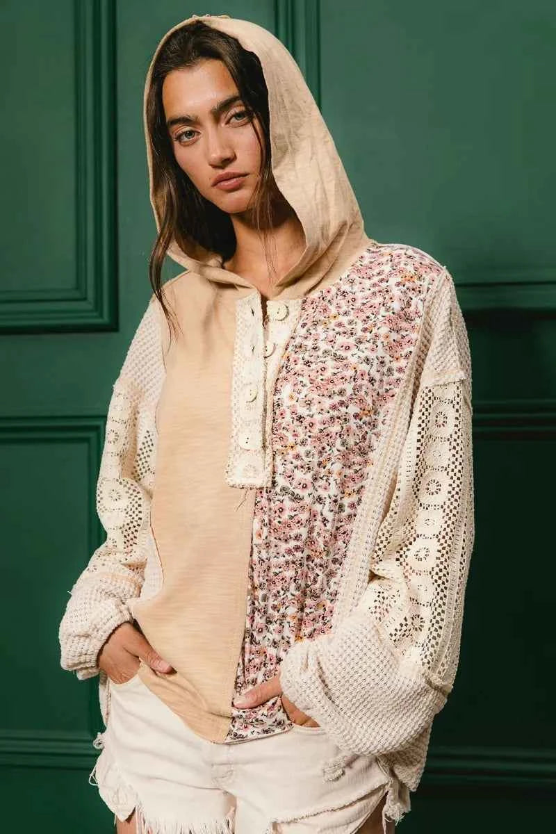 BiBi Slub Jersey with Lace Combo Buttoned Hoodie Top d82b29c450894a22ba3d087e680cbe95-Max-Origin