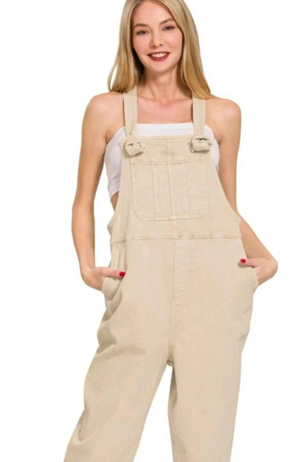 Zenana Washed Knot Strap Relaxed Fit Overalls d83eb5df-de59-45fd-bda1-01ec56337558-Max-Origin