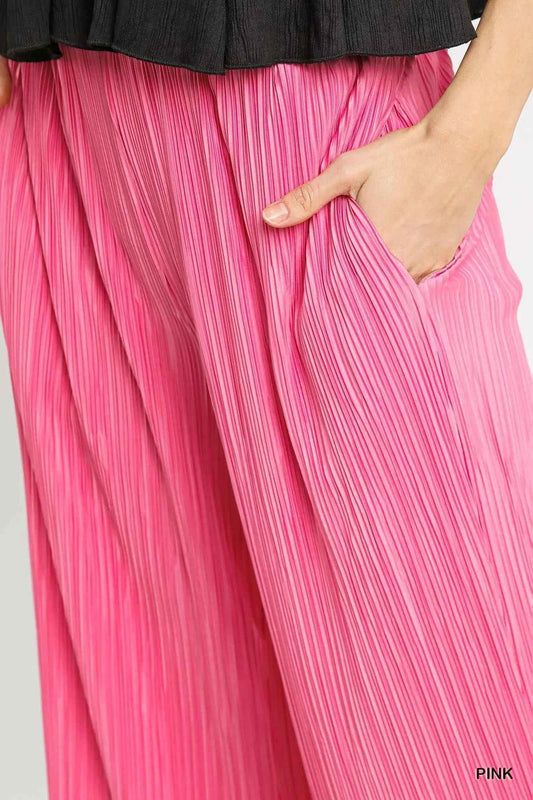 Umgee Wide Leg Textured Pants d84438a3-303f-41f4-b91d-33226ac62908-Max-Origin