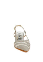 Daldra Kitten Heel Slingback Sandals d8554a5c-abaa-444c-912b-5e103b6afe7a