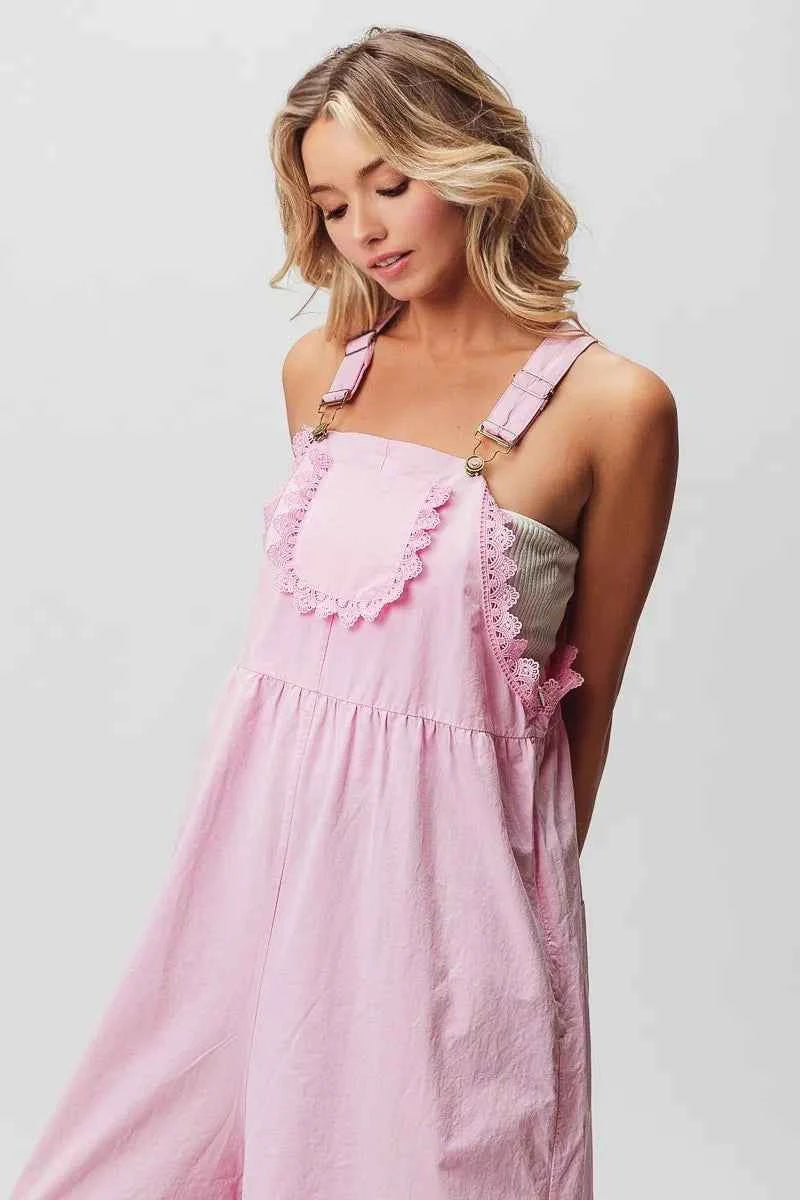 Lace Edge Detail Wide Leg Overall d87d6940c5d54aab991b8619617fbba4-Max-Origin