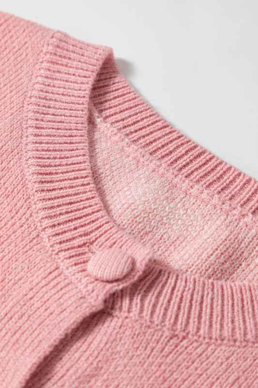 Valentine Heart Button Front Cardigan Sweater d8acf7e8-f3fa-447e-aed7-7c75af2436b2
