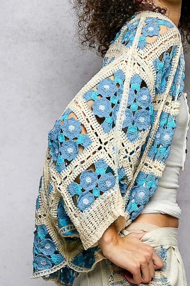POL Open Front Floral Crochet Cardigan d8b30674-0843-4bab-b00e-010c43d86c06-Max-Origin