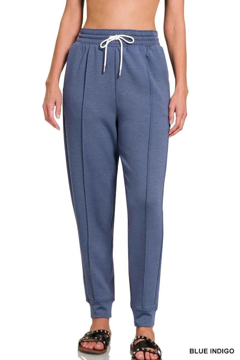 Zenana Drawstring Scuba Sweatpants with Pockets BLUE INDIGO d8ba03c7b1734c98a76faf58a32c7d8f-Max-Origin