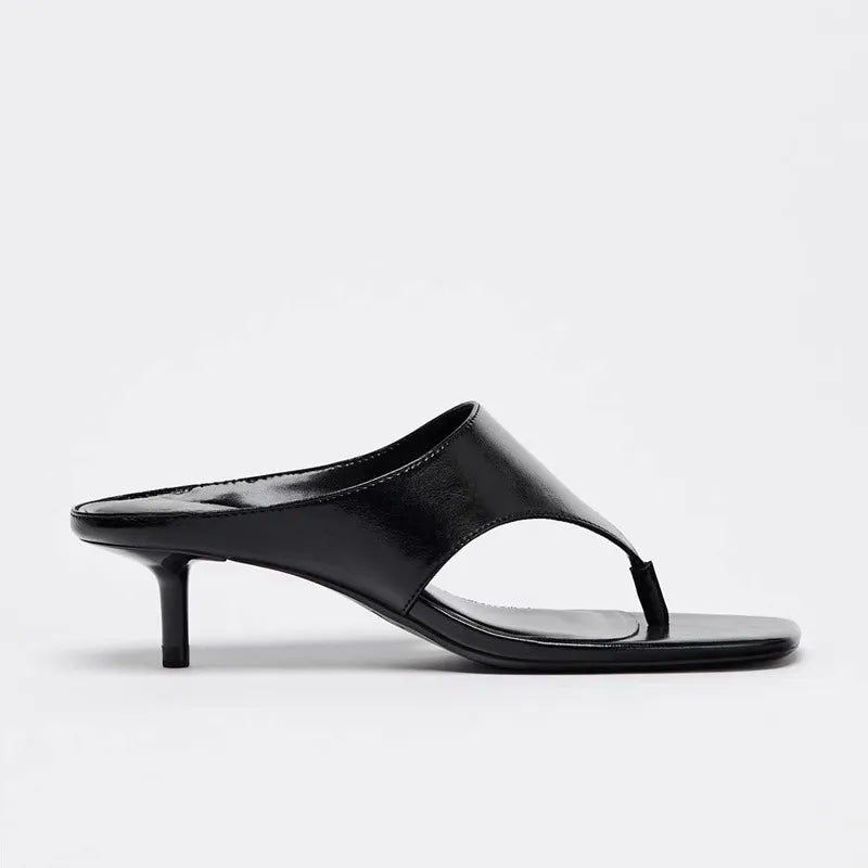 Toe Post Kitten Heels Sandals d8ca9e88-8faf-43fc-b536-ab3fb48d7b8b-Max