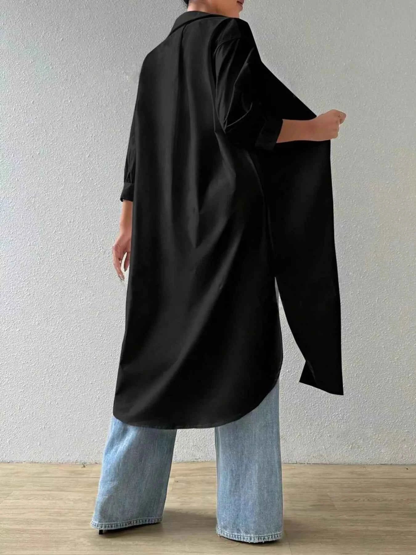 Button-Up Long Sleeve Longline Shirt d8cfd3625d0c4325a2e4942fa51a01d4-Max-Origin