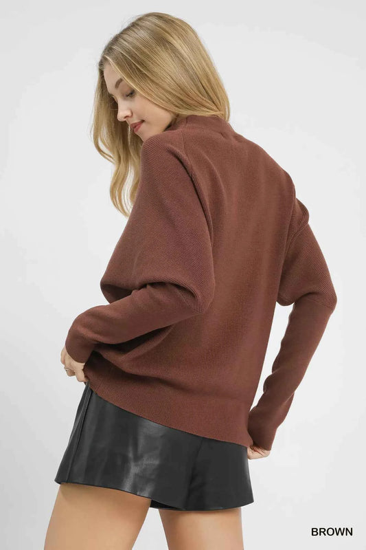 Draped Turtleneck Long Sleeve Knit Top d90d91fc-26d6-4c84-a48c-ccc202d7eda5-Max-Origin