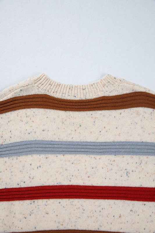 Vivienne Shoulder Heathered Knit Sweater d90f7480-7099-495e-8001-3b0785b8bce6