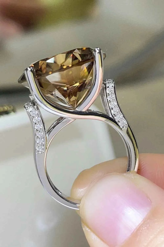 20 Carat Moissanite 925 Sterling Silver Ring d9388223-b56f-4f88-b074-d9b54ba3e43e-Max
