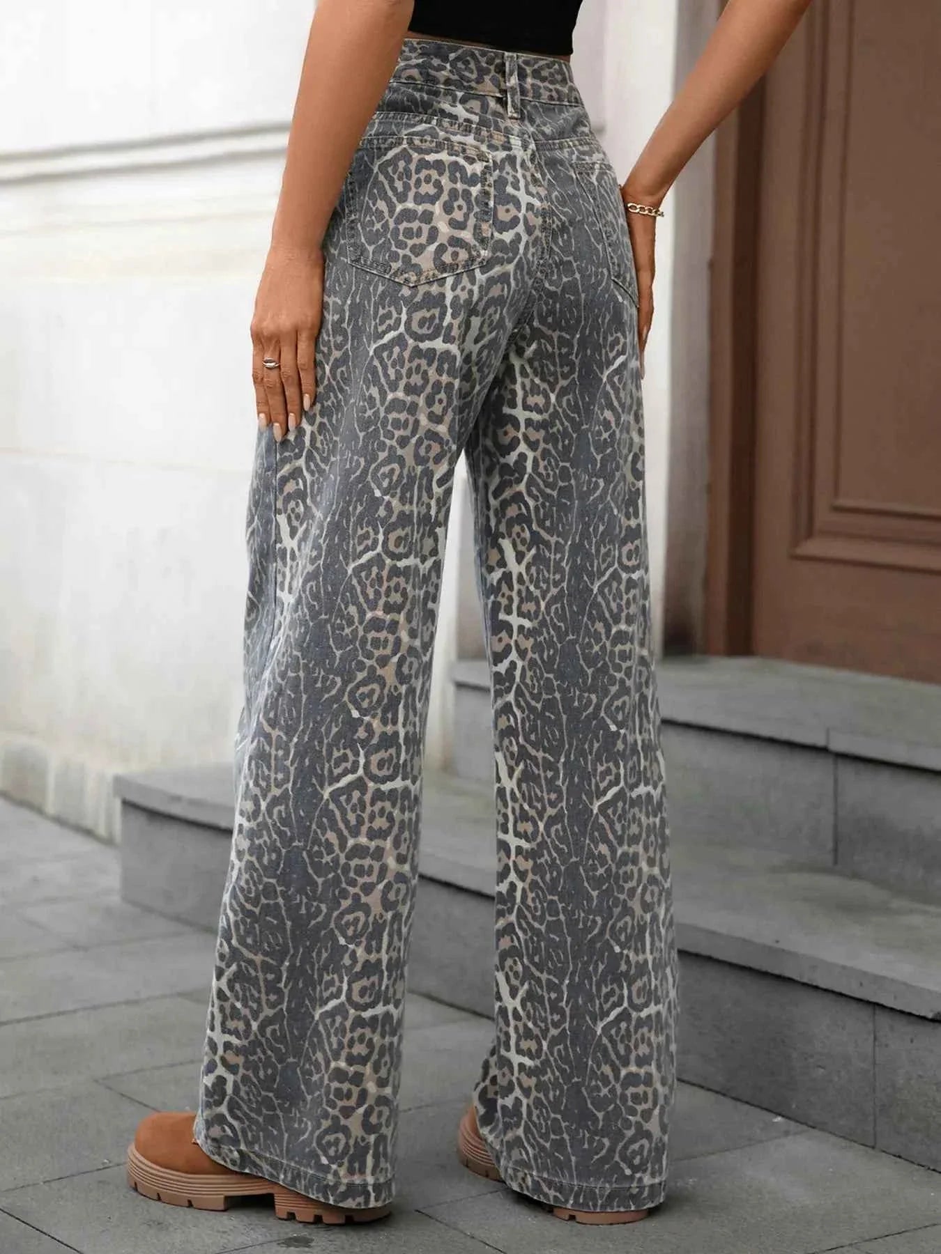 Leopard Wide Leg Jeans d947444243ff4e38ac9d6588143a0133-Max-Origin
