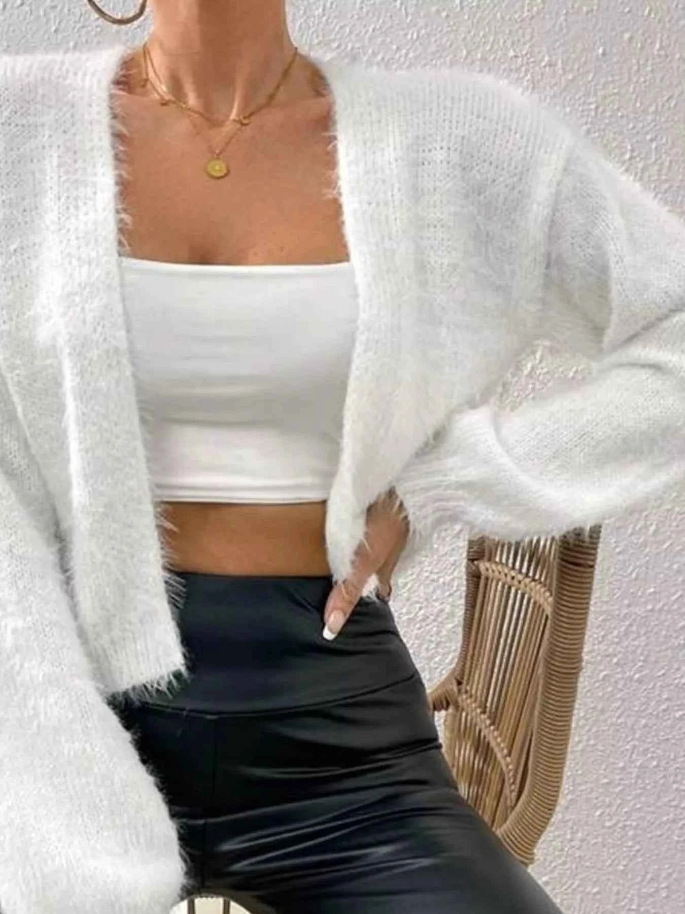 Open Front Long Sleeve Cardigan d980534c7ed84098964678c2418956fb-Max-Origin