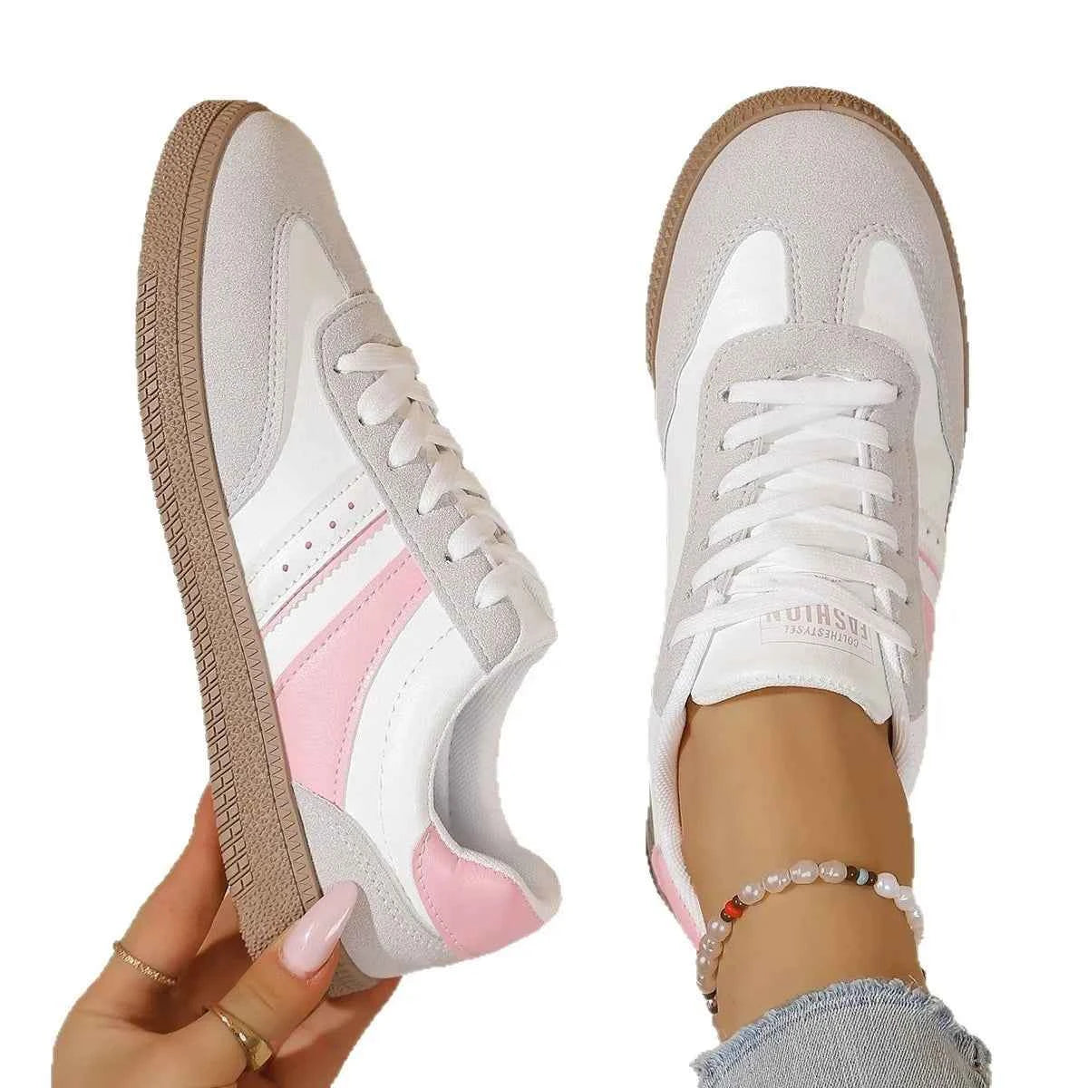 Round Toe Lace Up Sneakers d985d034f6034f44b4d6314ece31c9f1-Max-Origin