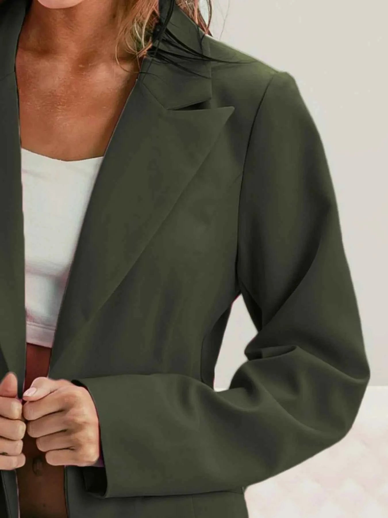 BiBi Single Breasted Peaked Lapel Blazer d9bb3c01-4478-4333-b6fe-9e58165fbdaa-Max-Origin