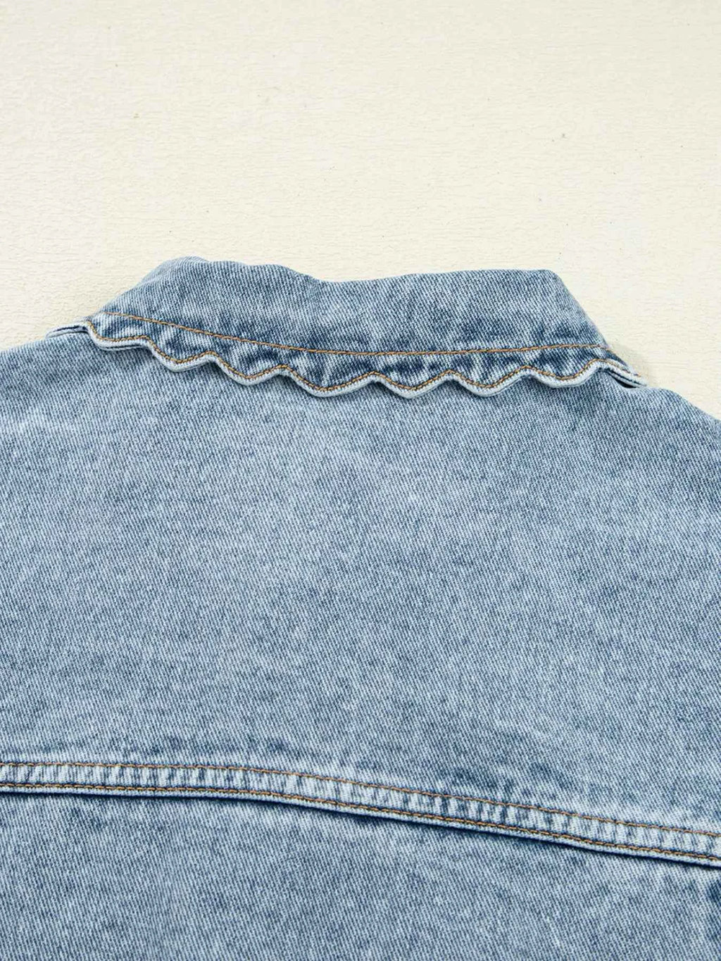 Scallop Trim Collar Patched Pocket Button Up Denim Jacket d9c23c351d394e9f834ef7819257f2d0-Max-Origin