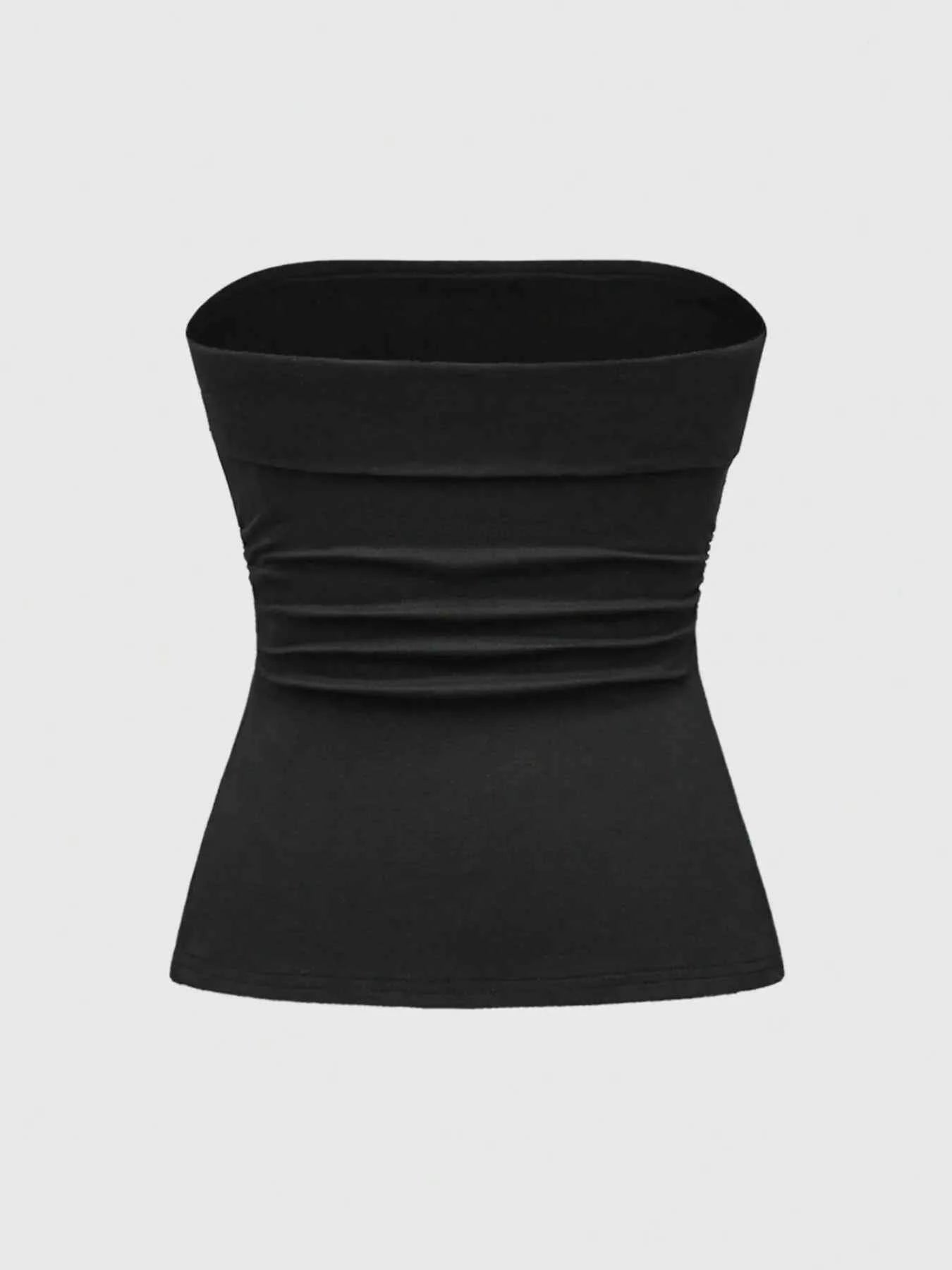 Slit Ruched Tube Top d9da8716-609d-4f0d-9daf-cb527b1e878f-Max-Origin