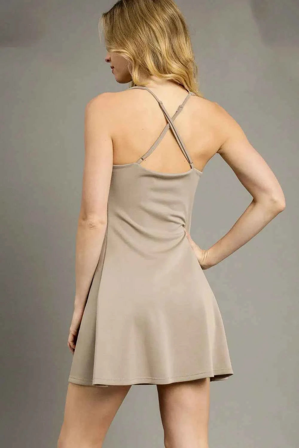 Umgee Crisscross Square Neck Active Dress d9ebf665-b93d-4383-a53f-d857cbdf92cc-Max-Origin