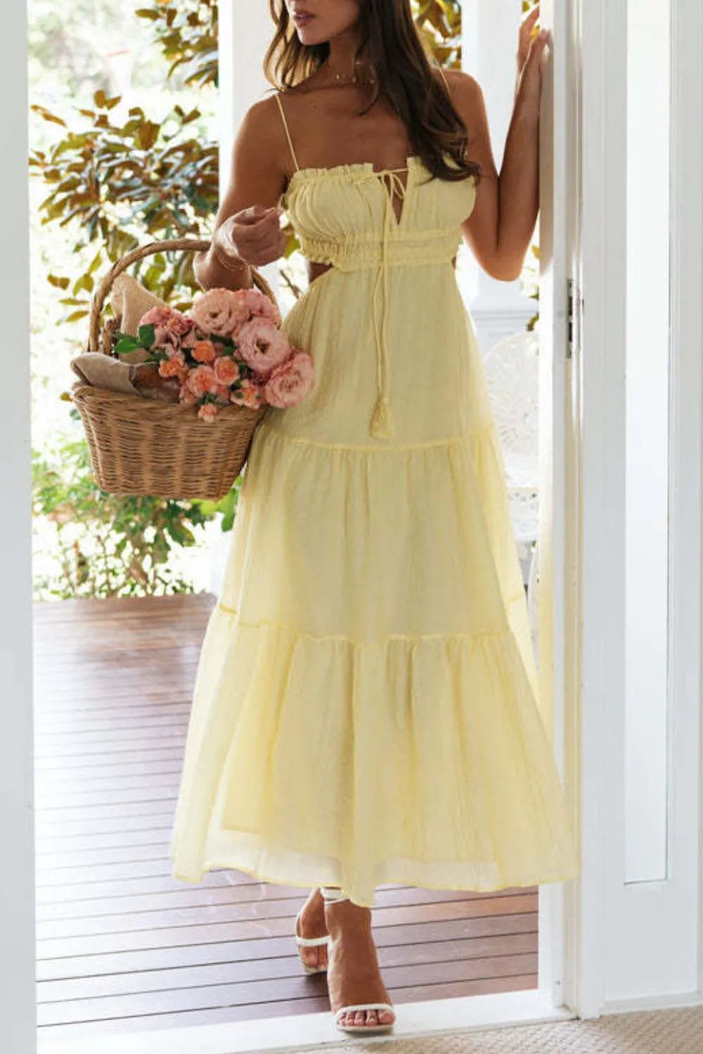 Cutout Square Neck Midi Cami Dress d9f4678e-4815-4e17-b6b7-834b9b249a6e-Max-Origin