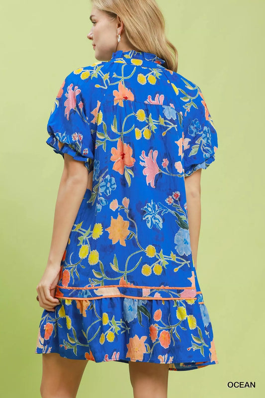 Floral Ruffle Hem Mini Dress d9f5ad78-dd6b-4cf5-903d-1e368478f76e-Max-Origin