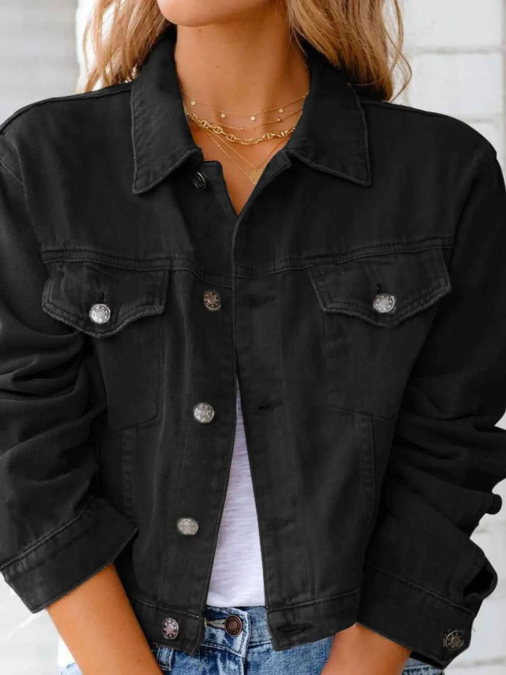 Button Up Long Sleeve Denim Jacket d9f839e9-4870-4ce0-810d-674d457e6046-Max-Origin