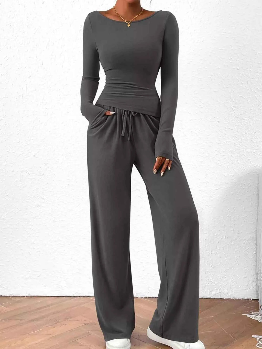 Long Sleeve Top and Wide Leg Pants Set da10b5776f2e4626bf3f09667323dff3-Max-Origin