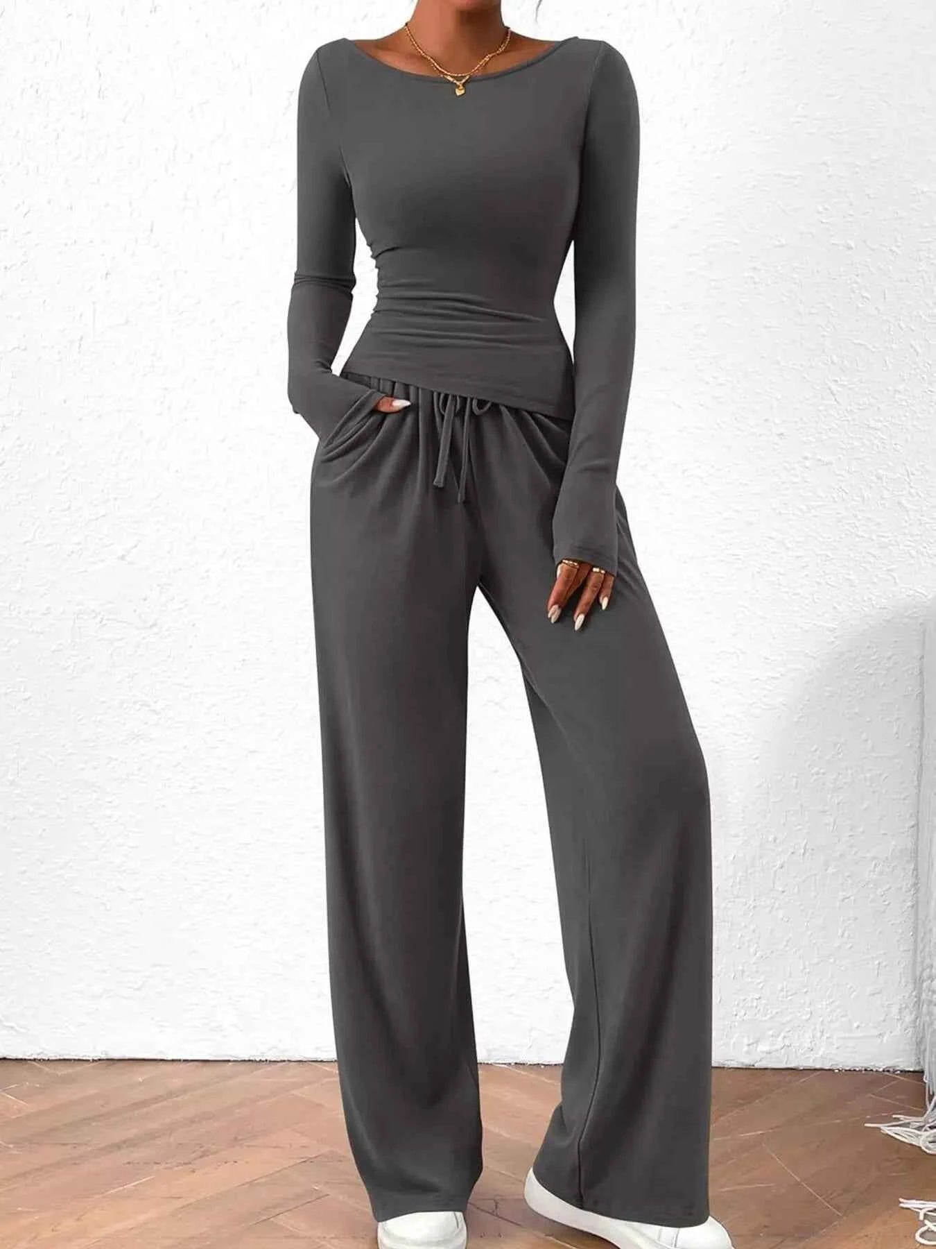 Long Sleeve Top and Wide Leg Pants Set da10b5776f2e4626bf3f09667323dff3-Max-Origin