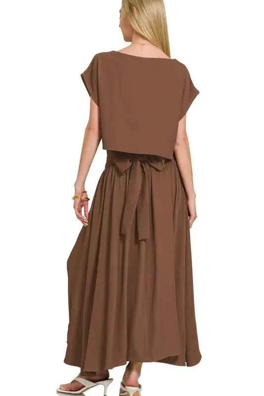 Zenana Heavy Woven Span Crop Tee & Skirt Set da499b87-315b-416d-bc93-fdc751083f8c-Max-Origin
