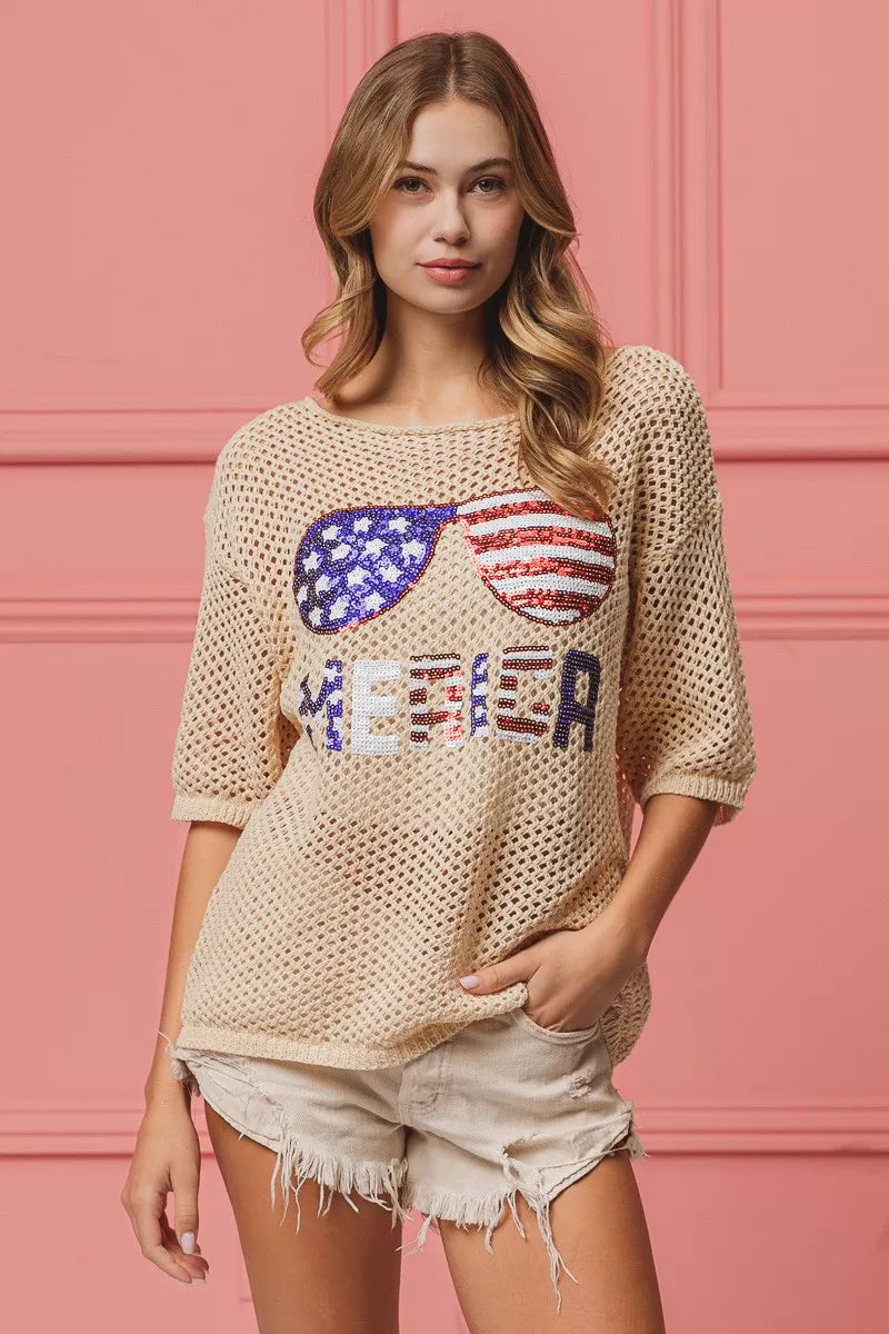 BiBi Sequin American Flag Sunglasses Knit Cover Up da4cf0d8-ee98-43e1-8b40-b79f26e32614-Max-Origin