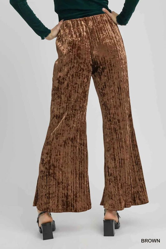 Velvet Pleated Wide Leg Pants da5b9b11-aadb-47fe-b0c0-ce8d54ae5372-Max-Origin