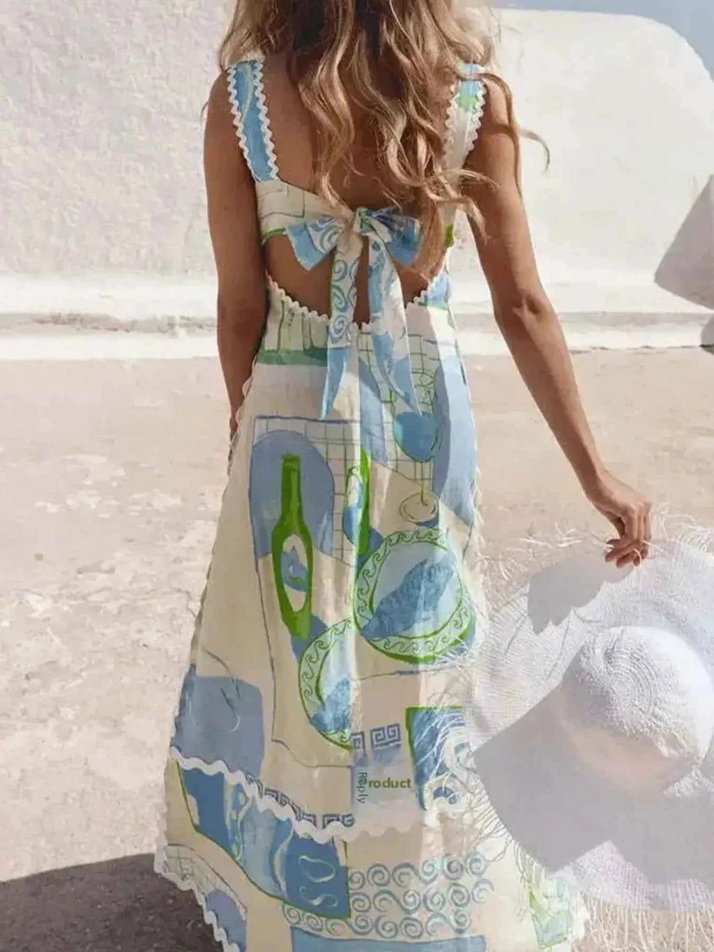 Tied Back Printed Maxi Dress da5d99c0-1234-4b40-9925-c16c53786427-Max-Origin