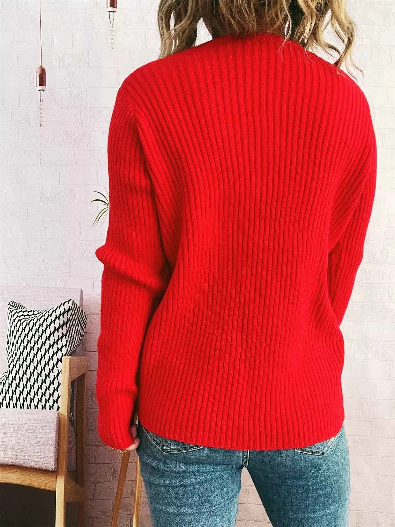 Ribbed Tie Front Long Sleeve Cardigan da6884ab410344a487db80354bd1e2e0-Max-Origin