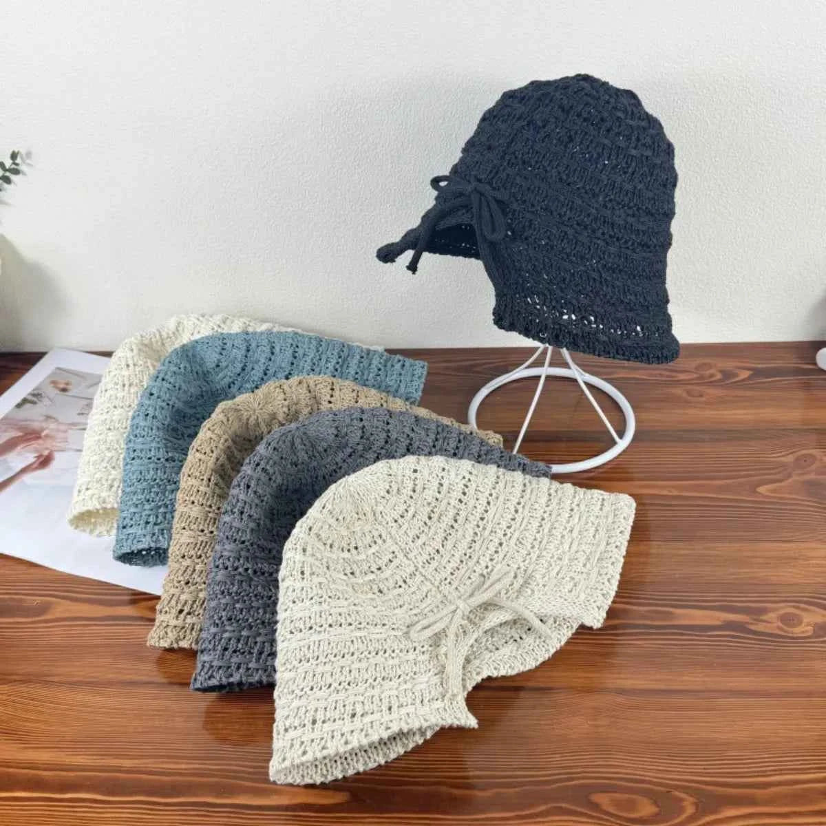 Crochet Bucket Hat with Drawstring da7bd36c-2a33-4811-ae11-d6ba8487a5fa-Max-Origin