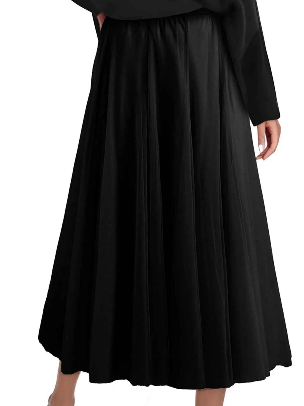 High-Waisted Midi Skirt da7d23a23de54369b6921a5c696f8b88-Max-Origin