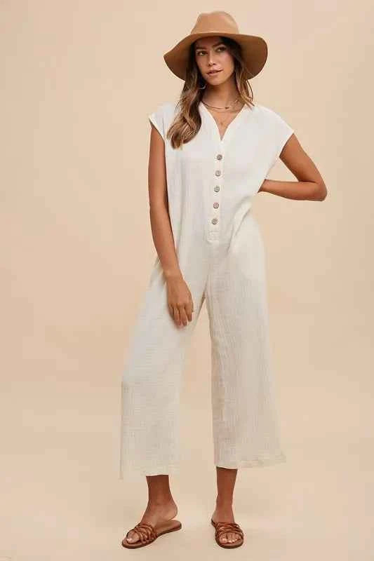 Button Detail Wide Leg Jumpsuit with Pockets da84ddd1-d439-40ac-8577-f6795f6c3b85-Max