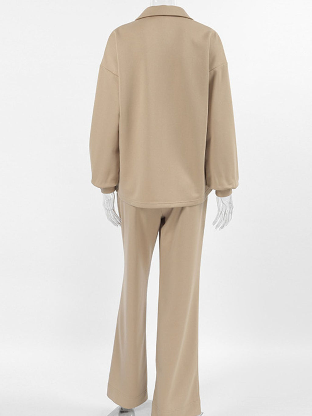 Quarter Zip Long Sleeve Top and Pants Set da891662-9242-4329-aa69-de475b8984d1-Max