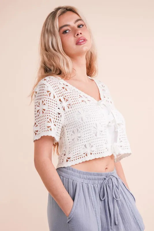 VERY J Front Tie Crochet Crop Top dab1d12c31ea4a01a7f7deafae97d8d0-Max-Origin