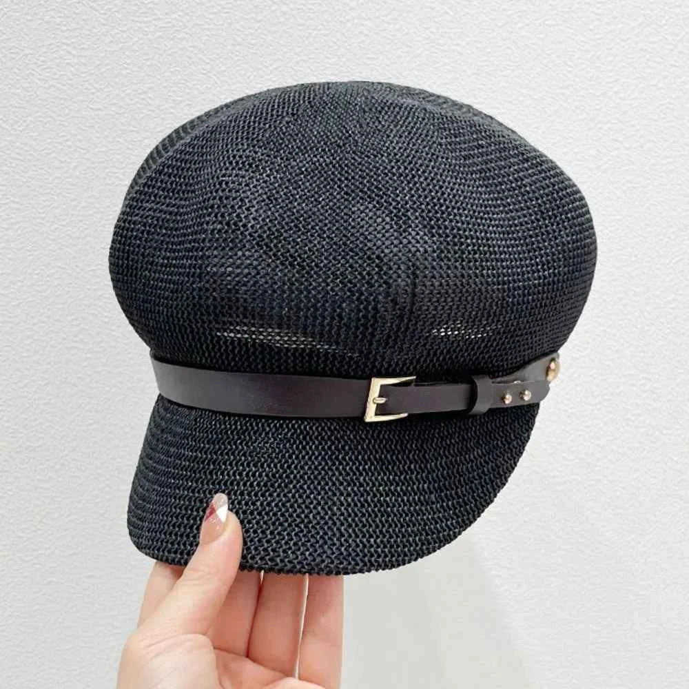 Straw Woven Buckle Hat dabca2d2-0f26-4ee2-a1da-cb835d022ad6-Max
