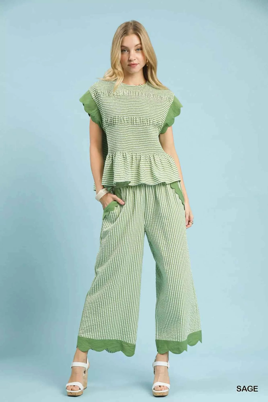 Umgee Stripe Scallop Hem Wide Leg Pants db0068ac-a225-486d-8390-7f5773815e45-Max-Origin