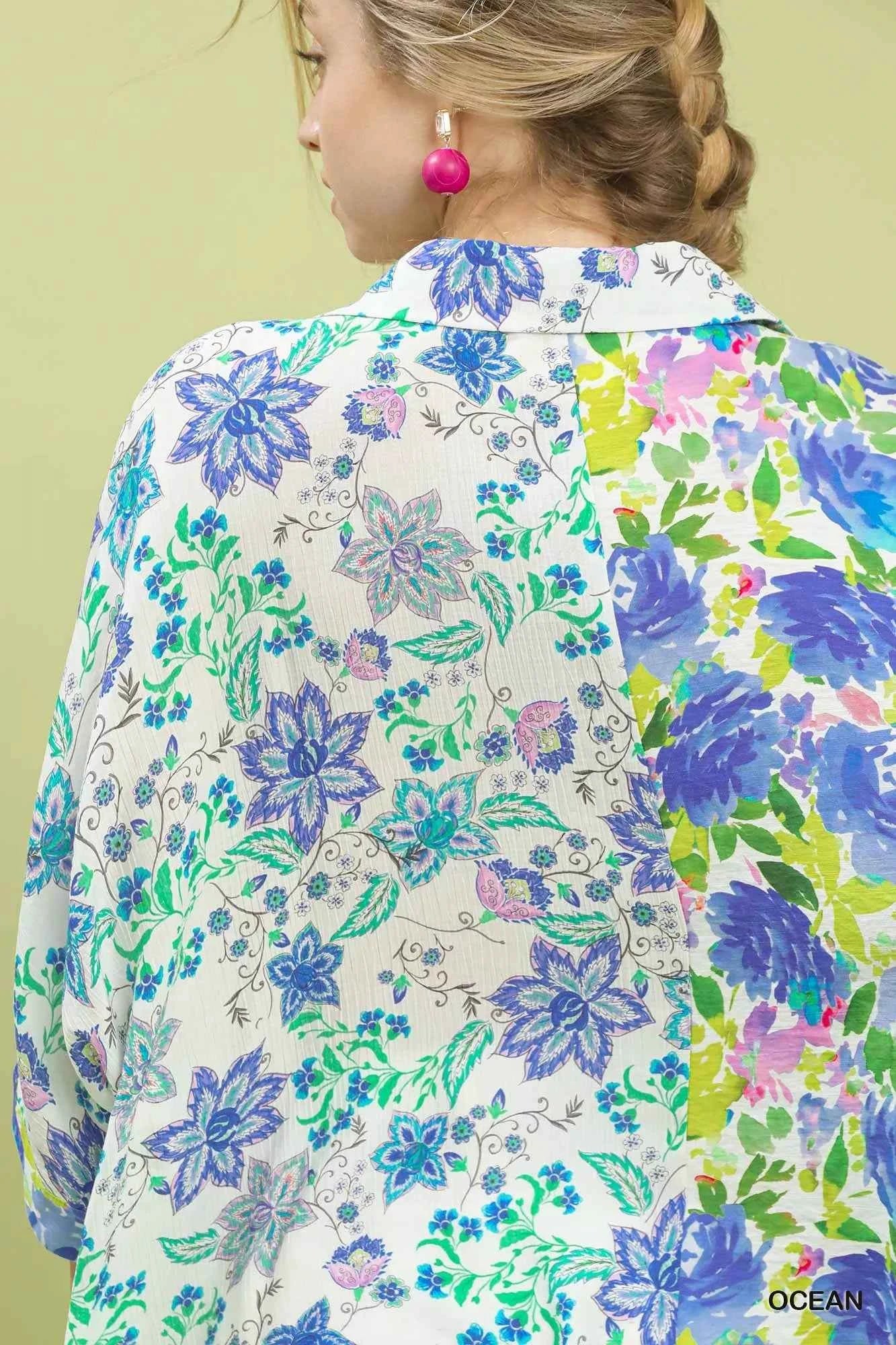 Umgee Mixed Floral Oversized Button Down Shirt db021a10-d64b-4070-8c95-c8c1ee125646-Max-Origin