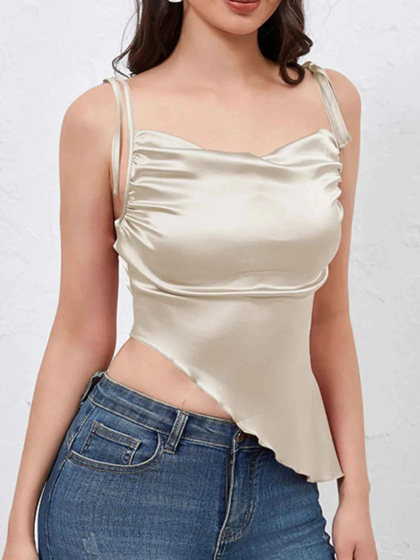 Asymmetrical Tie Shoulder Cami db125349-b0a2-4d24-9dbb-d4a40594e539-Max-Origin