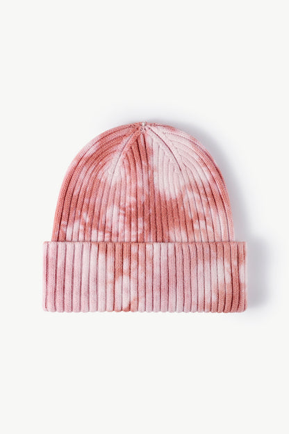 Tie-Dye Ribbed Cuffed Beanie