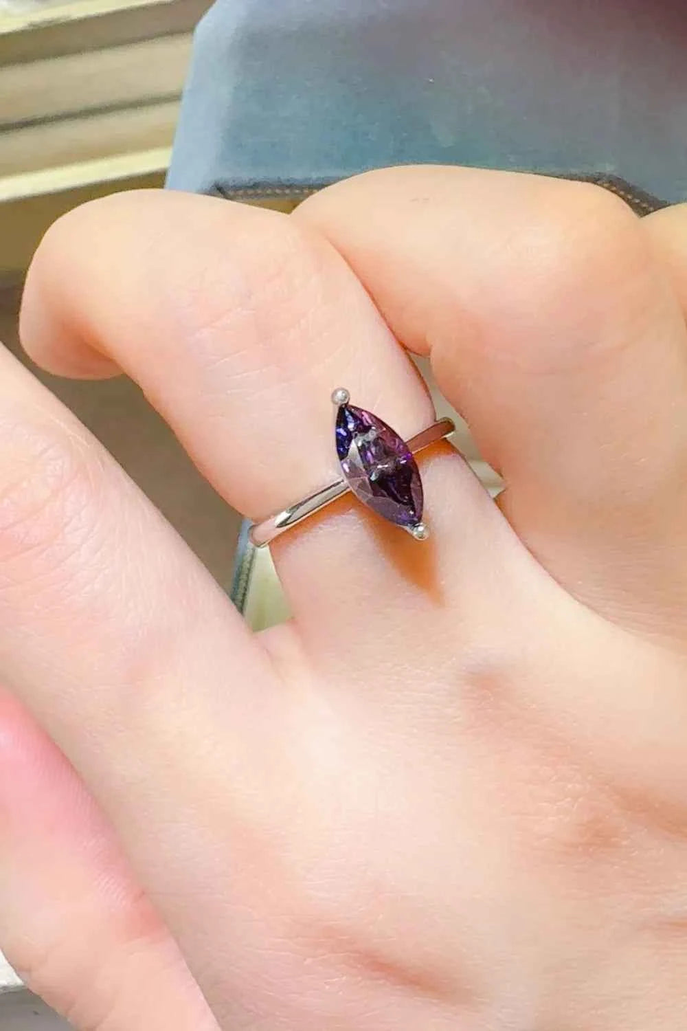 2 Carat Moissanite 925 Sterling Silver Ring db601236-912c-4b86-a91c-bc57b8e0818b-Max