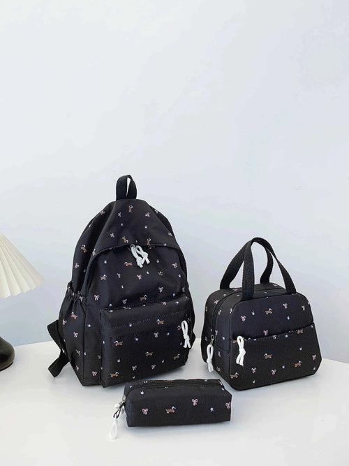 3-Piece Daisy Print Canvas Bag Set Black onesize db65ba023dce4d34a8fcb9cc9f52ffcb-Max-Origin