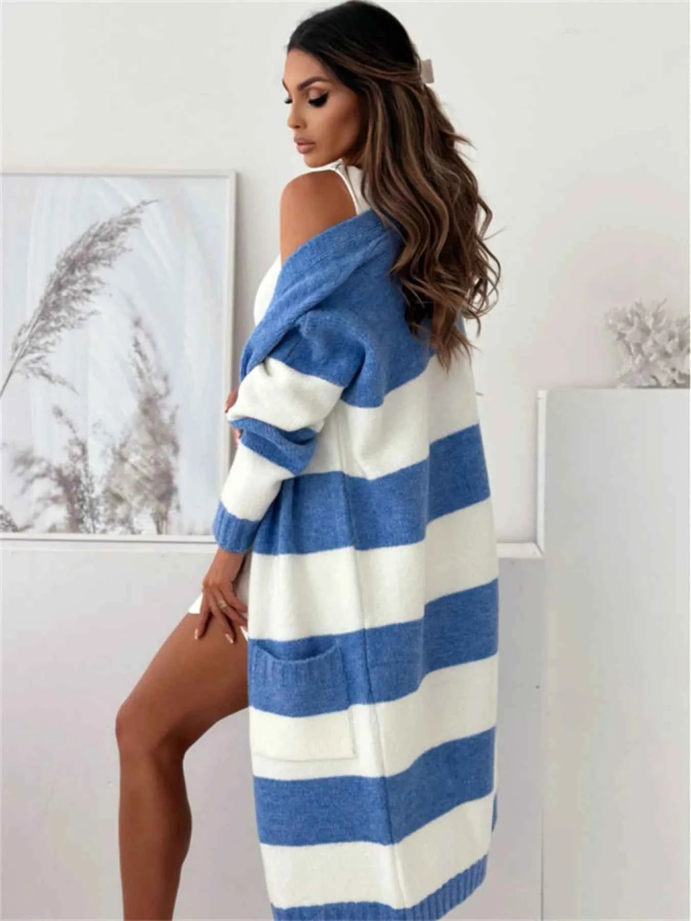 Color Block Open Front Cardigan db6d7734a49649f38c940c5fda3f3e0f-Max-Origin