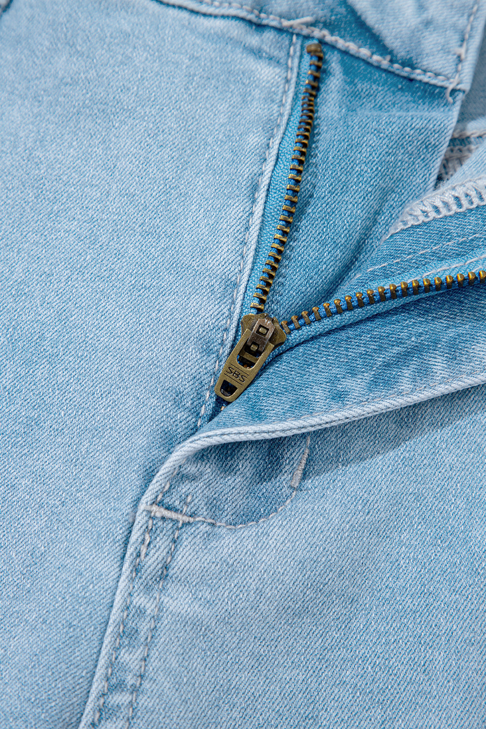 Beau Blue High Rise Relaxed Patch Pocket Jeans db706ed80a629ac8