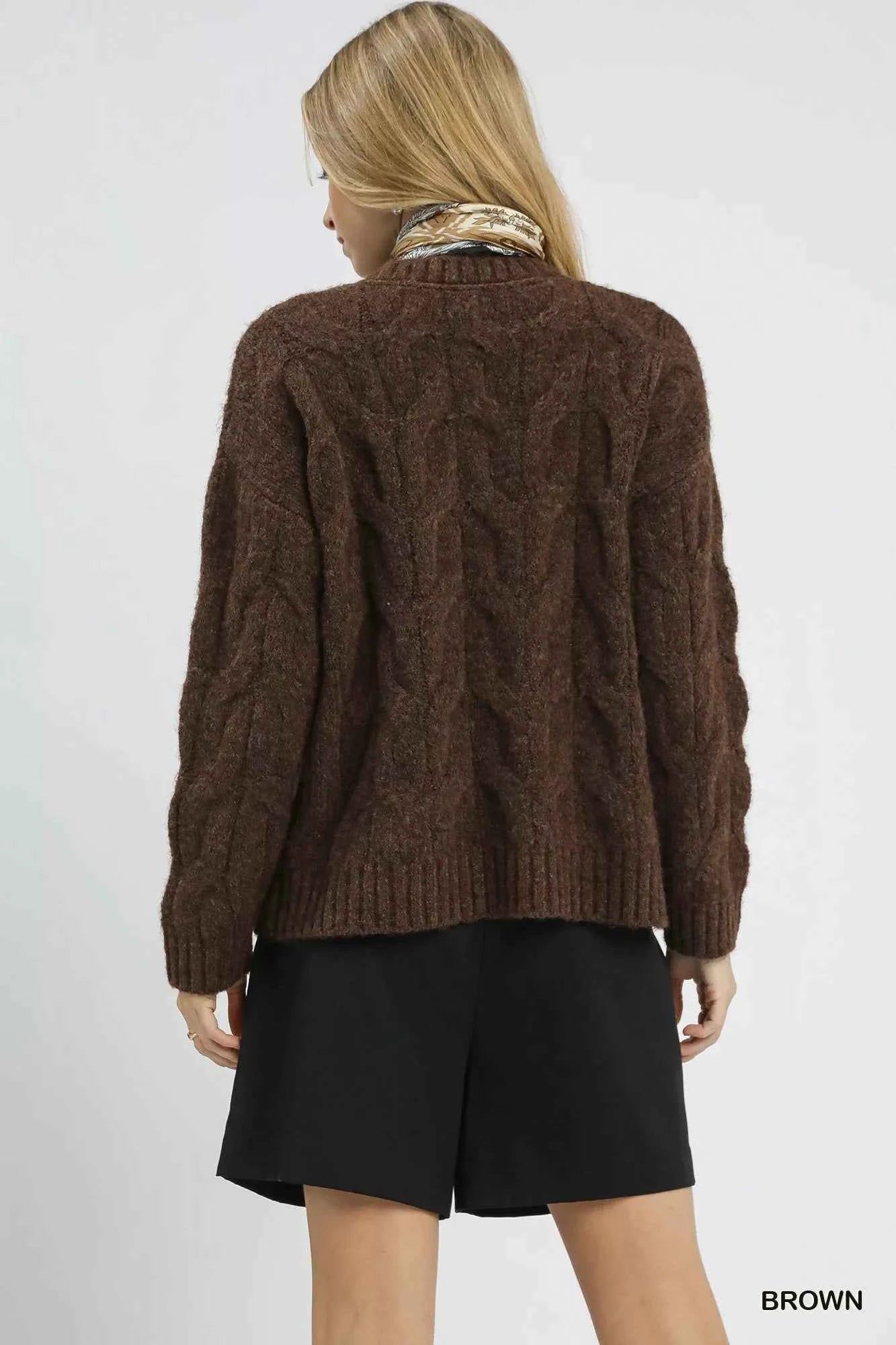 Umgee Cable Knit Cozy Sweater db74231f-cb7c-4aca-9d87-f3425cd3a8c1-Max-Origin