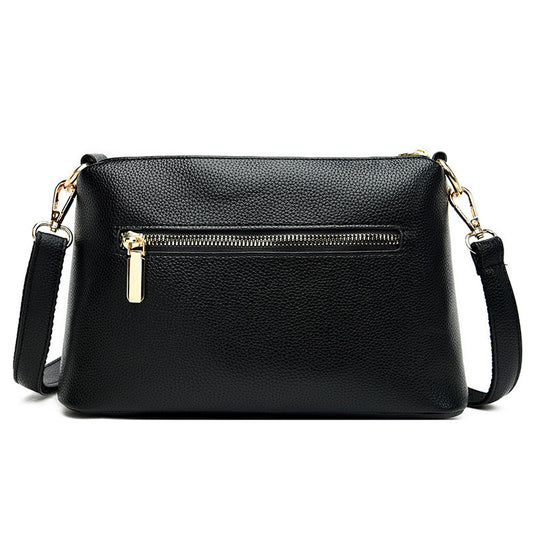 Trendy Three-pocket Mini Square Shoulder Crossbody Soft-leather Mom Bag dba4002e-41bb-40f5-9da8-3726fe2fa919