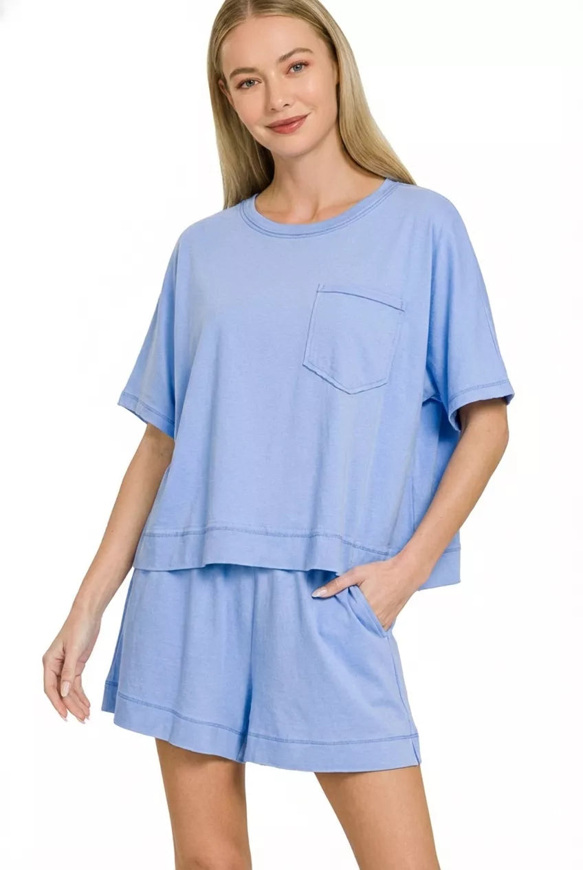 Zenana Exposed Seam Boxy Top & Shorts Set dba404c4-2c49-42e8-ac5e-b84cbb7c8af6-Max-Origin